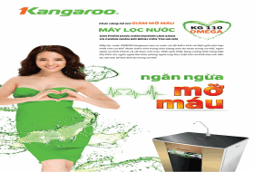 Máy lọc nước Kangaroo KG110 lại ngăn ngừa máu nhiễm mỡ